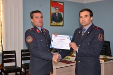 Маросими хатми курсҳои такмили ихтисос дар самти фаъолияти Хадамоти пешгирии ҳуқуқвайронкунӣ байни ноболиғон ва ҷавонон