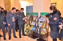 Ширкати кормандони Академияи ВКД дар Намоишгоҳи китоб