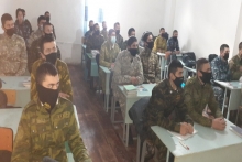 Намоиши кинофилмҳои моҳияти оперативӣ дошта ба курсантони курси якуми факултети № 4