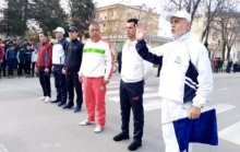 Иштироки курсантон дар марафони велосипедронӣ ва дави Наврӯзӣ