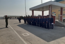 Машғулияти амалии навбатӣ дар қисми ҳарбии 3501