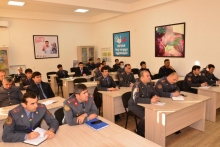 Семинар-машварат бо кормандони дастгоҳҳои оперативии мақомоти корҳои дохилӣ дар Академияи ВКД Ҷумҳурии Тоҷикистон