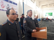 Анҷоми мусобиқаҳо бахшида ба «Рӯзи Модар» дар факултети №4 Академияи ВКД