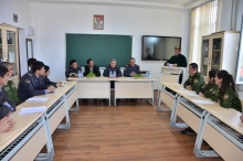 Баргузории мизи мудаввар бахшида ба таҷлили ҷашни Наврӯзи байналмилалӣ дар Академияи ВКД 