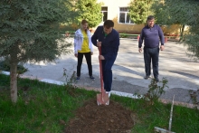 Баргузории шанбегӣ дар арафаи таҷлили Наврӯз дар факултети №3 Академия ВКД Ҷумҳурии Тоҷикистон