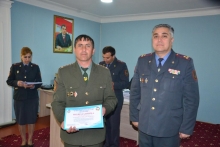 Хатми курси такмили ихтисос дар самти нозирони назорати давлатии бехатарӣ аз сухтор