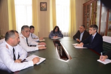 Ташрифи расмии намояндагони Дафтари барномавии САҲА дар шаҳри Душанбе ба Академияи ВКД