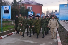 Татбирҳои тақвиятбахши тарбияи ҳарбию ҷисмонии курсантони Академияи ВКД