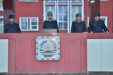 Омӯзиши матни суханронии Пешвои муаззами миллат, бахшида ба Рӯзи милитсия дар Академияи ВКД Ҷумҳурии Тоҷикистон