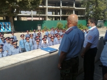 Ташкили корҳои фаҳмондадиҳӣ дар байни курсантони факултети №5 доир ба иштирок дар интихоботи Президенти Ҷумҳурии Тоҷикистон