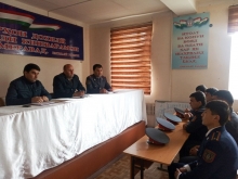 Рафти таҷрибаомӯзии курсантони Академия дар ШВКД - и шаҳру ноҳияҳои вилояти Хатлон